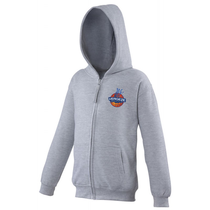 Veste zippée capuche enfant
