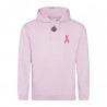 Sweat capuche adulte Octobre Rose