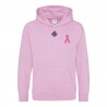 Sweat capuche enfant Octobre Rose
