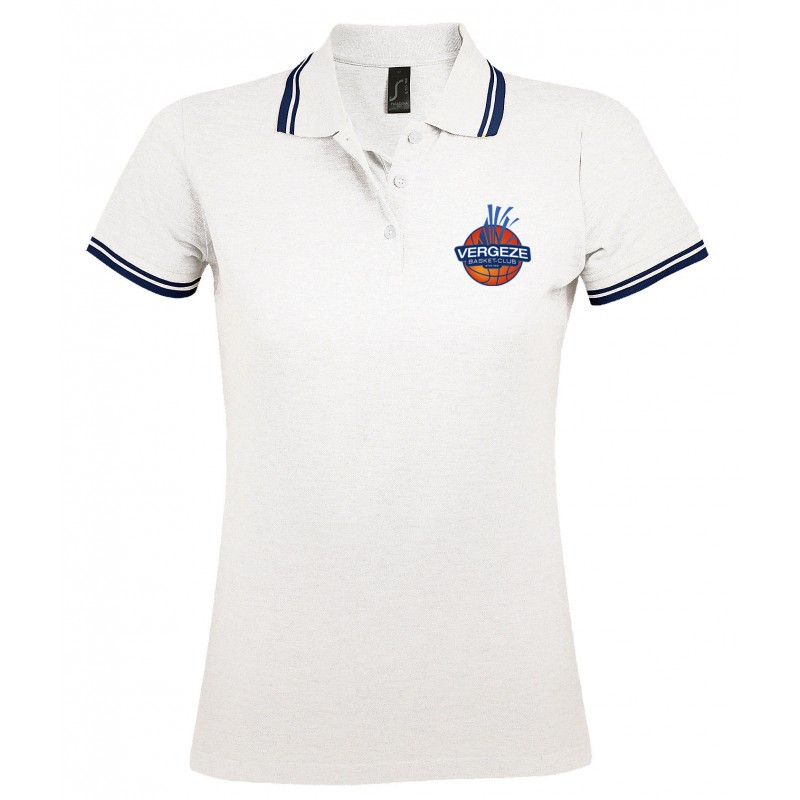 Polo coton femme